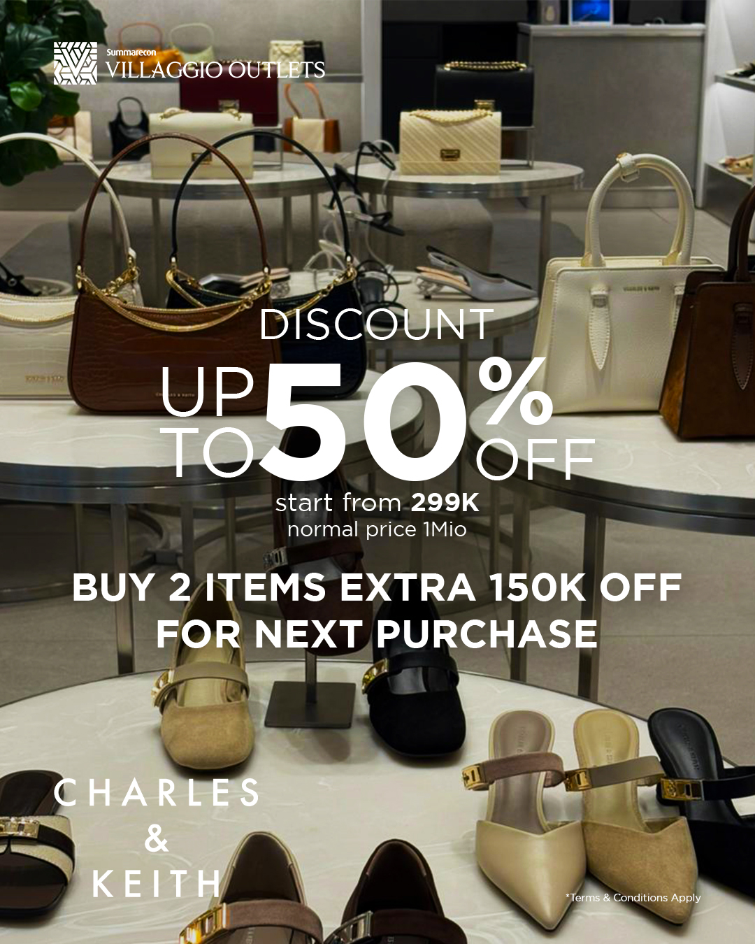 Charles & Keith DISCOUNT